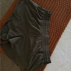 Army Green Athletic Shorts